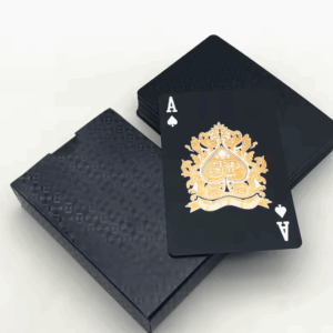 24K Zwart Gouden Speelkaarten