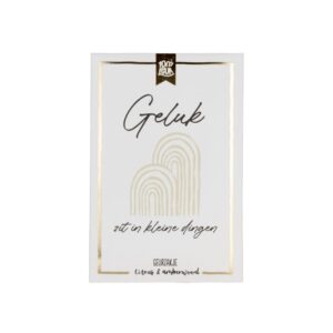 Geurzakje - Geluk zit in kleine dingen [brievenbuspost]